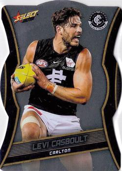 2019 Select Footy Stars - Silver Diecuts #SDC17 Levi Casboult Front